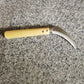 Handheld Sichelwerkzeug Tragbar Heavy Duty Handhacke Japanisches Gartenpflege Unkraut-Sichel Rollrasen-Sichel für Blumen-Unkraut Bonsai