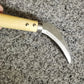 Handheld Sichelwerkzeug Tragbar Heavy Duty Handhacke Japanisches Gartenpflege Unkraut-Sichel Rollrasen-Sichel für Blumen-Unkraut Bonsai