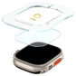 HD gehärtete Glasfolie für Apple Watch Series Ultra 49mm mit Ausrichtungswerkzeug Einfach zu installierender Bildschirm-Schutzfolie für iWatch Ultra 2