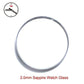 High-quality 2.0 mm thick sapphire watch glass 30 mm~39.5 mm watch tool replacement sapphire watch glass