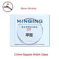 High-quality 2.0 mm thick sapphire watch glass 30 mm~39.5 mm watch tool replacement sapphire watch glass