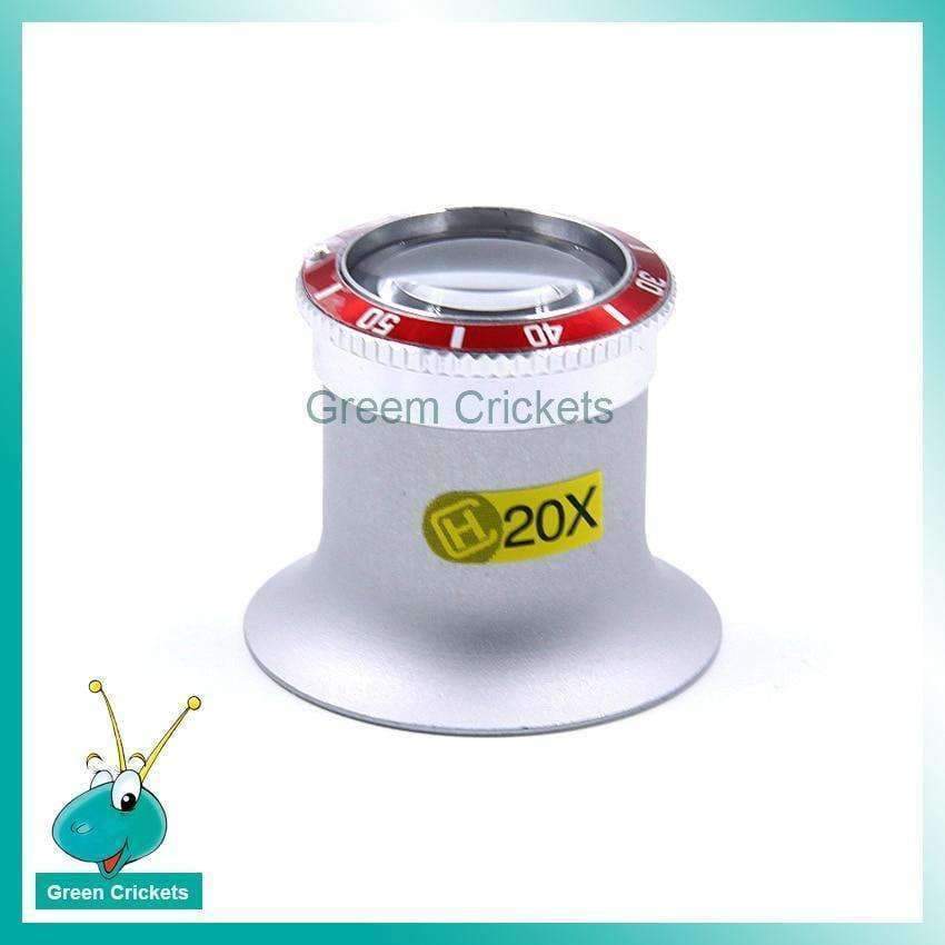 High quality 20X watch repair magnifying glass optician optical glass loupe magnifying lens watch tool