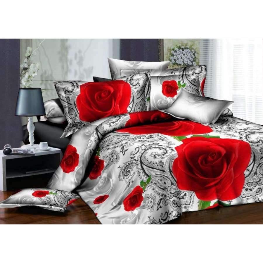 Hochwertige Luxus 3D Tiger Wolf Bettwäsche Set Western Stil Heimtextilien Bettwäsche Bettbezug Kissenbezug Tagesdecke