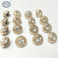 HL 30/50PCS/150PCS 11MM New Coating Buttons With Rhinestone Decoration Shank DIY Clothing Sewing Accessories Shirt