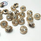 HL 30/50PCS/150PCS 11MM New Coating Buttons With Rhinestone Decoration Shank DIY Clothing Sewing Accessories Shirt