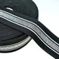 HL 40MM 1 Meter/4 Meter Hot Stamping Nylon Elastic Bands DIY Straps Clothing Bags Leggings Sewing Accessories