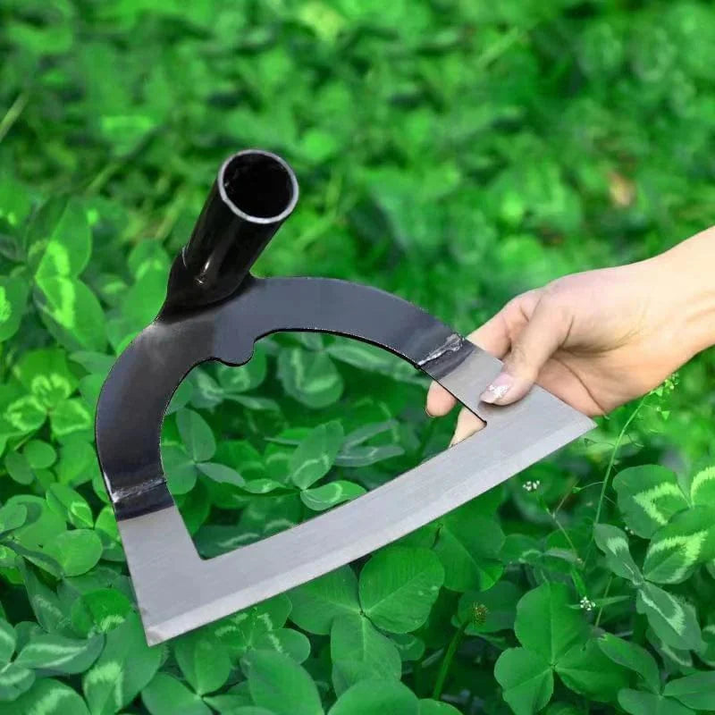 Hollow Hoe Unkrautrechen Arbeitsersparnis Unkraut & Lockerboden Artefakt Egge Handheld Stahl Unkraut-Hacke Hacke Gartengerät Gartenarbeit