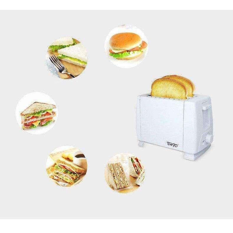 Haushaltsgeräte Elektrischer Brötchen-Toaster Haushalts-Edelstahl 2 Scheiben Toaster Brotmaschine mit Eurostecker für Frühstück HB150
