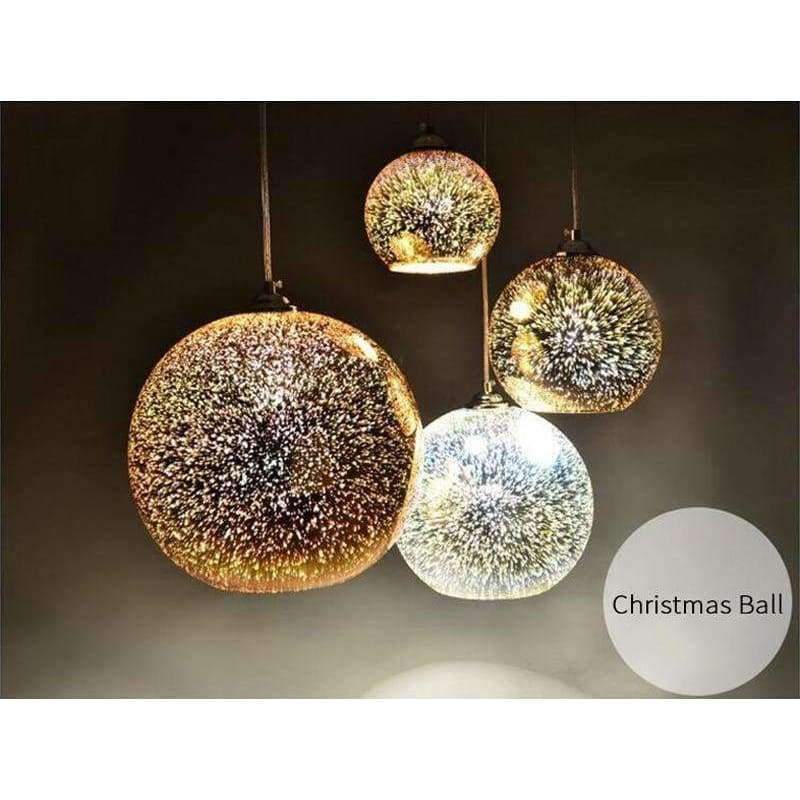 Horsten Neuheit Glas Ball Pendelleuchten Moderne Hängeleuchte Weihnachtskugel Design Lampe 3D Farbige Pendelleuchte