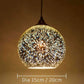Horsten Neuheit Glas Ball Pendelleuchten Moderne Hängeleuchte Weihnachtskugel Design Lampe 3D Farbige Pendelleuchte