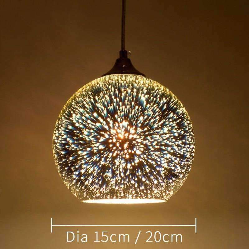Horsten Neuheit Glas Ball Pendelleuchten Moderne Hängeleuchte Weihnachtskugel Design Lampe 3D Farbige Pendelleuchte