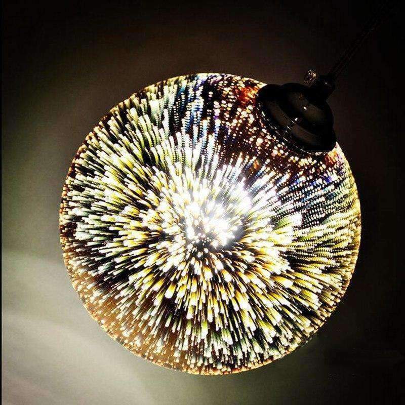 Horsten Neuheit Glas Ball Pendelleuchten Moderne Hängeleuchte Weihnachtskugel Design Lampe 3D Farbige Pendelleuchte