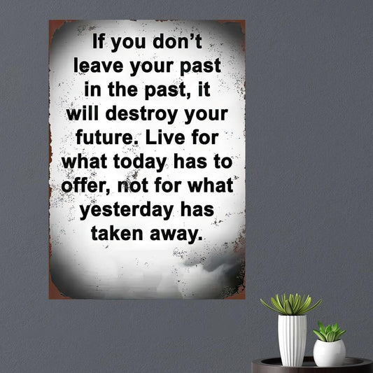 Inspirierende motivierende Zitate Leinwand Wandkunst Deko Poster für Zuhause Büro Bauernhaus Bar Café Küche Wohnzimmer Schlafzimmer