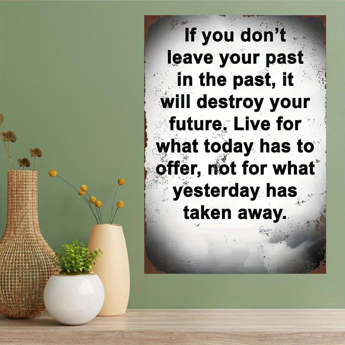 Inspirierende motivierende Zitate Leinwand Wandkunst Deko Poster für Zuhause Büro Bauernhaus Bar Café Küche Wohnzimmer Schlafzimmer