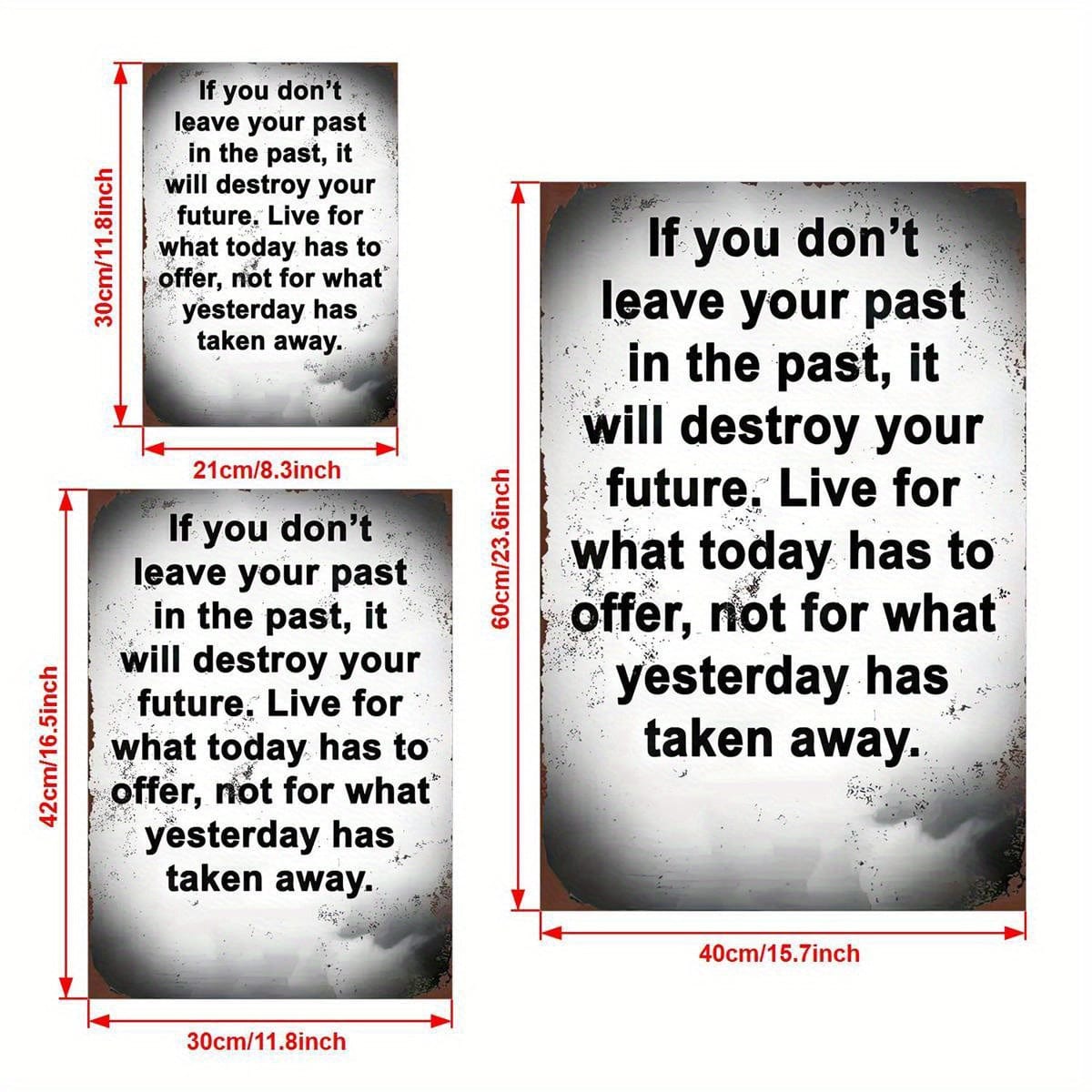 Inspirierende motivierende Zitate Leinwand Wandkunst Deko Poster für Zuhause Büro Bauernhaus Bar Café Küche Wohnzimmer Schlafzimmer