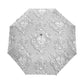 Automatic 3D Flower Umbrella White Chinese Sun Umbrella 3 Foldable Umbrella Rain Women Anti UV Outdoor Travel Sombrinha