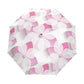 Automatic 3D Flower Umbrella White Chinese Sun Umbrella 3 Foldable Umbrella Rain Women Anti UV Outdoor Travel Sombrinha