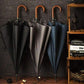 Japanese brand Long Umbrella 8K Windproof Wooden Handle Large Men's Umbrellas Rain Quality Classic Business Paraguas