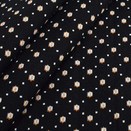 Chainho, Geometric Patterns, Printed Solid Color Cotton Fabric, DIY Quilting & Sewing Poplin Material for Baby & Children's Clothes, Shirt, Skirt