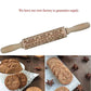 43cm Weihnachts Präge Nudelholz Graviertes Geschnitztes Holz Präge Nudelholz Schneeflocke Rentier Backen