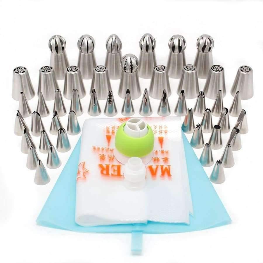 48 Stück/Set Russische Backaufsätze Bobby Rock Verzierungsspritze Set Edelstahl Küchenbacken Torten Dekorationswerkzeuge