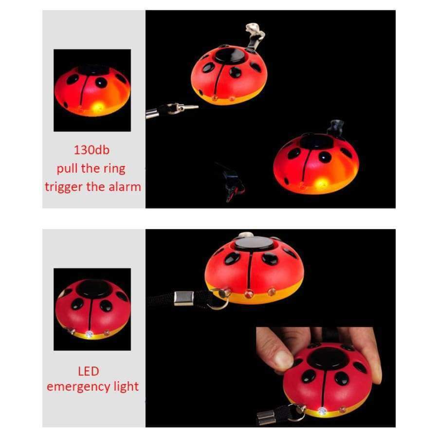 KopiLova 10pcs Beatles Women Personal Alarm Anti Theft Alarm 120dB Security Siren Alarm Attack Protection Self-defense for Help
