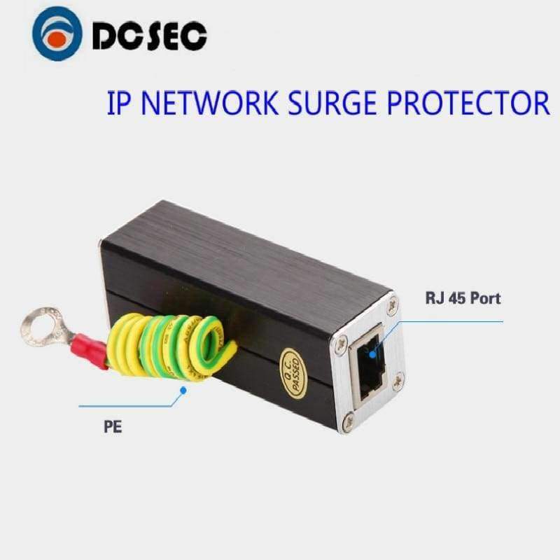 LAN & IP CCTV security camera network RJ45 surge protection, protective device, lightning protection, SPD for 100M Ethernet network