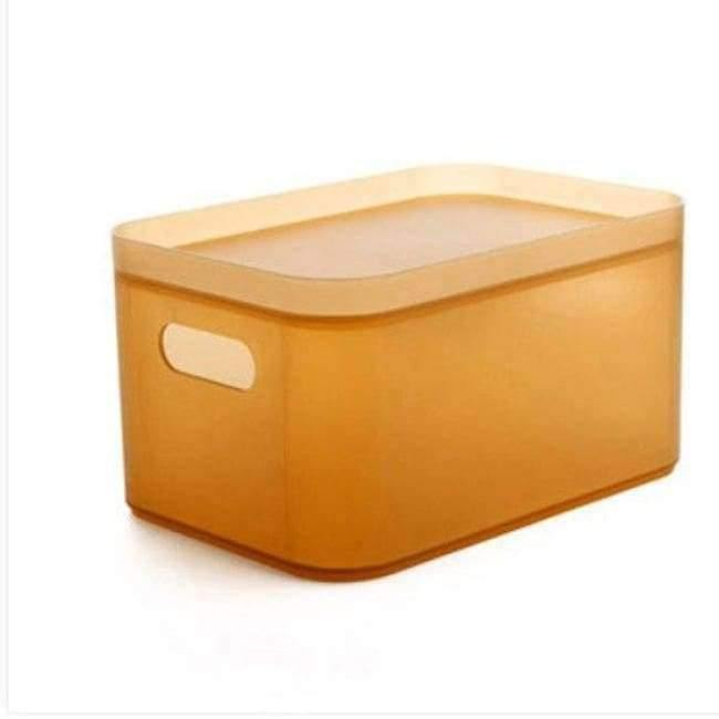 Transparente Kunststoff-Aufbewahrungsbox für Kosmetik Schmuck Kollektion Kassette Abdeckung Schmuck Aufbewahrungskoffer Home Storage Organisation