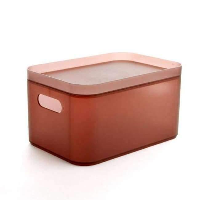 Transparente Kunststoff-Aufbewahrungsbox für Kosmetik Schmuck Kollektion Kassette Abdeckung Schmuck Aufbewahrungskoffer Home Storage Organisation