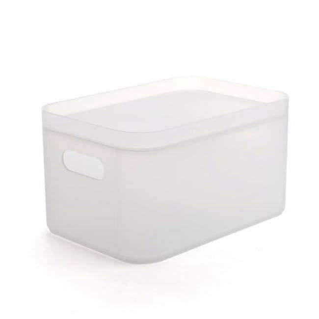 Transparente Kunststoff-Aufbewahrungsbox für Kosmetik Schmuck Kollektion Kassette Abdeckung Schmuck Aufbewahrungskoffer Home Storage Organisation