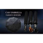 Leather curved handle men's automatic business umbrella men windproof black large auto umbrellas parasol rain paraguas