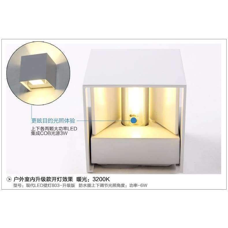 LED Außenlampe Wasserdicht IP65 LED Wandleuchte Veranda Licht Auf- und Abwärtslampe 6W 10W Modern 120V 220V 240V 1Stk