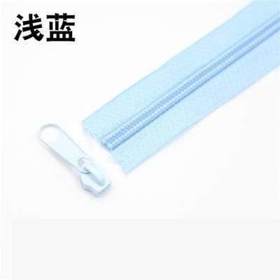 5Meter 5# Nylon spiral zippers for DIY sewing projects bags shoes clothing accessories available in 24 colors