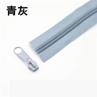 5Meter 5# Nylon spiral zippers for DIY sewing projects bags shoes clothing accessories available in 24 colors
