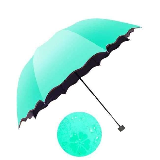 Ladies' umbrella windproof sun protection magical flower plate ultraviolet protection parasol sun rain folding umbrellas FG