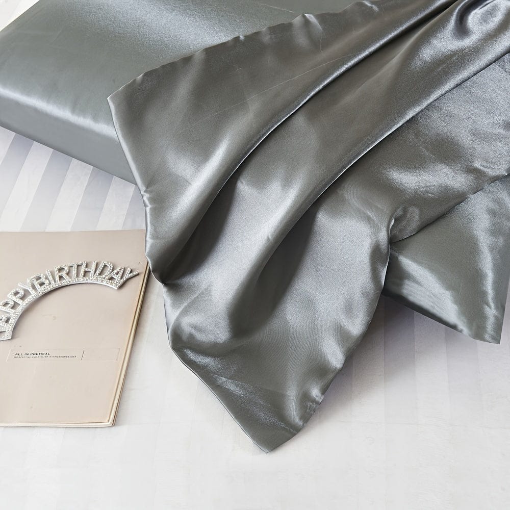 2pcs Satin-Kissenbezug, weiche und glatte Textur, Satin einfarbige Umschlagkissenbezüge, reduzieren Haarbruch, verhindern Falten