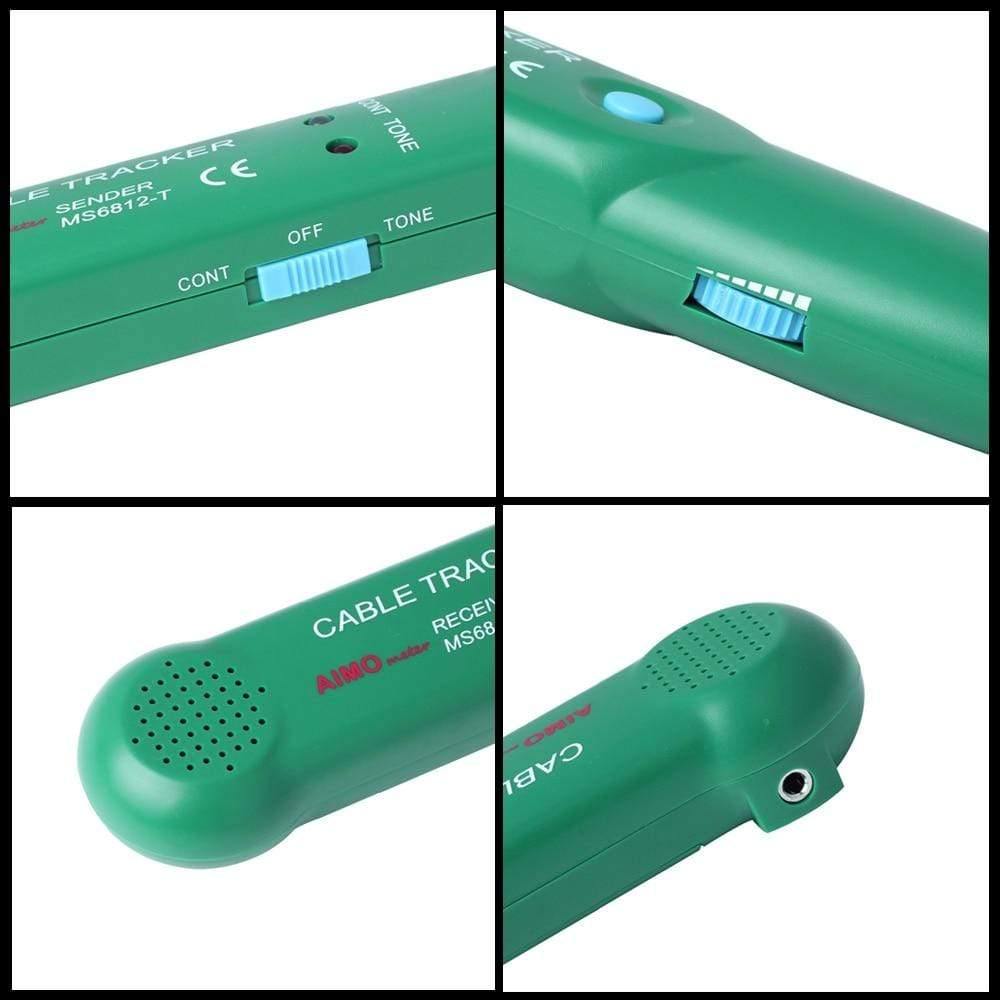 AIMOmeter MS6812 LAN network cable tester telephone cable tracker with AVD06 voltage detector