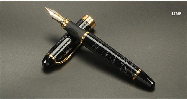Füllfederhalter Vollmetall Goldener Clip Luxusfedern Jinhao 450 Schreibwaren Büro