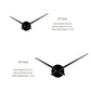 Love Position Stille Wanduhr Junggesellenabschiedsspiel Sexy Kama Sutra 3D DIY Uhr Lustige Erwachsenenraumdekoration Aufkleber Kunst Neu