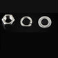 M5 304 Edelstahl Sechskantschraube M5x6 25 30 35 40 45 70 75 80 85 90 100mm Sechskant-Sitz Kopf Schraube M5 Unterlegscheibe und Mutter