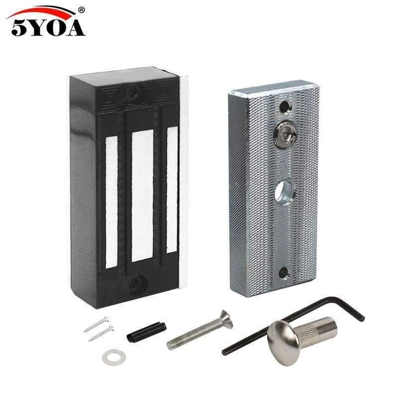 Magnetisches Schloss 12V Elektronische Türschlösser Elektrisches Schrank Elektromagnetische Schublade 60kg 100lbs Mini M60 Zutrittskontrolle Sicherheit
