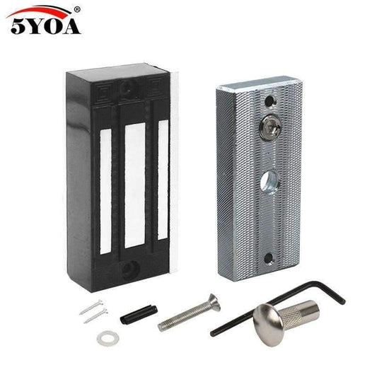 Magnetisches Schloss 12V Elektronische Türschlösser Elektrisches Schrank Elektromagnetische Schublade 60kg 100lbs Mini M60 Zutrittskontrolle Sicherheit