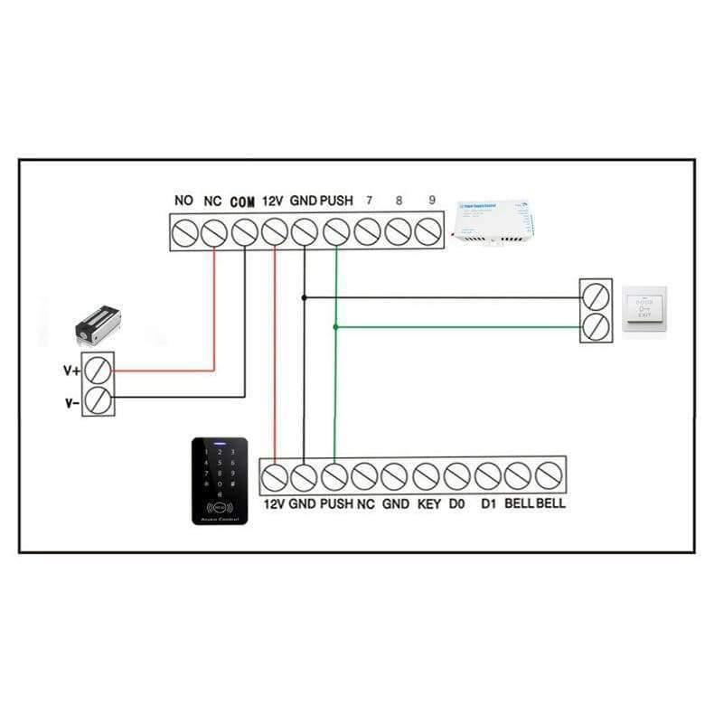 Magnetisches Schloss 12V Elektronische Türschlösser Elektrisches Schrank Elektromagnetische Schublade 60kg 100lbs Mini M60 Zutrittskontrolle Sicherheit