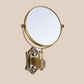 KEMAIDI Bathroom Accessories Antique Brass Towel Ring, Paper Holder, Toilet Brush, Bath Shelf, Soap Dish, Makeup Mirror