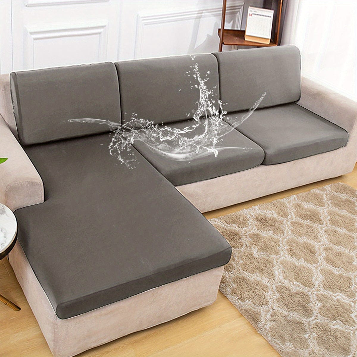 1 Stück Stretch-Wasserabweisender Stoff Sofa Überwurf Schlafzimmer Sofa Bezug Möbel Schutz Für Büro Wohnzimmer Wohnkultur