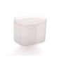 Transparente Kunststoff-Aufbewahrungsbox für Kosmetik Schmuck Kollektion Kassette Abdeckung Schmuck Aufbewahrungskoffer Home Storage Organisation