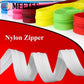 Meetee 10/20M Nylon 3# Zipper with Slider & Stop for Quilt Bags Tent Invisible Clothing Zipper Sewing Craft Supplies