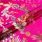 Flower fabrics brocade jacquard patterned fabric for sewing cheongsam and kimono material for DIY