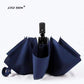 Men's Business Automatic Umbrella Women's Windproof Stainless Steel Umbrellas Rain Women Folding Summer Umbrella UBY03