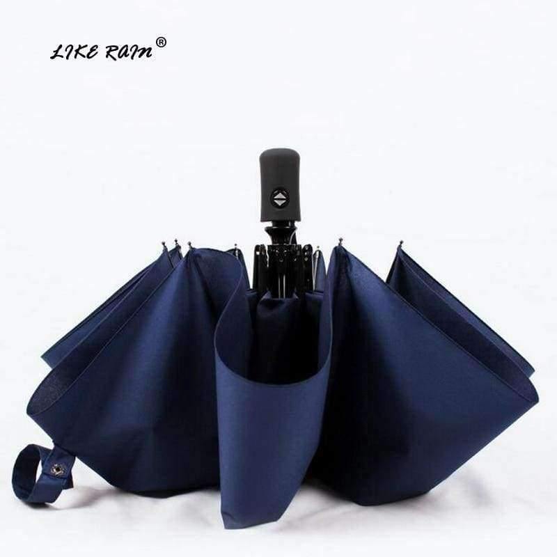 Men's Business Automatic Umbrella Women's Windproof Stainless Steel Umbrellas Rain Women Folding Summer Umbrella UBY03
